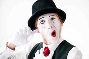10 Ways to Get Females to Notice You Without Talking To Them mime pic