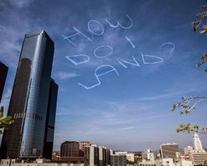 10 Ways to Get Females to Notice You Without Talking To Them skywriting pic