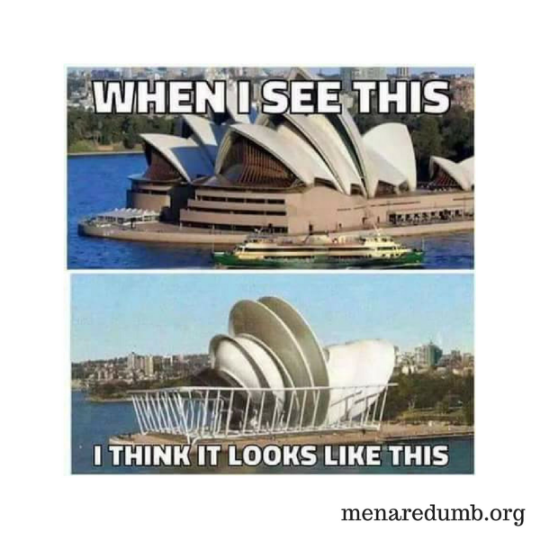 Funny meme about Dishes that look like Perth Opera House